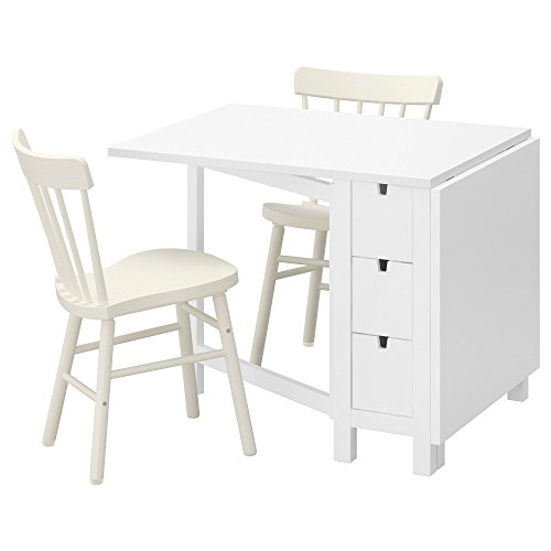 Zigzag Trading Ltd IKEA Norden/NORRARYD - Mesa y 2 sillas Blanco/Blanco
