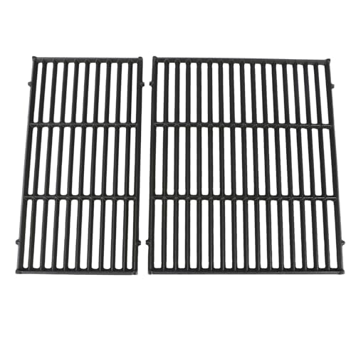 Utheer Matte Porcelain-Enameled Cast Iron Grill Grates Replacement for Weber Genesis 300 & 400 Series (2025+ Models), Fits E/S-325, E/S-330, E/S-335, E/S-435, E-430, EX-335, Nonstick Cooking Grate