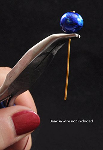 Bead Buddy Bent Chain Nose Pliers With Spring - Chain Nose Pliers For Jewelry Making - Jewelry Pliers #TOP2