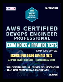 Paperback AWS Certified DevOps Engineer - Professional Exam Notes & Practice Tests Book