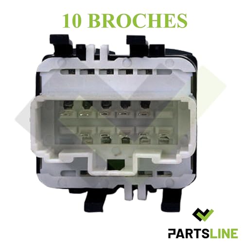 Vitre bloquée : commandez le bouton lève vitre avant gauche Clio 3 Modus 8200214943 - 5