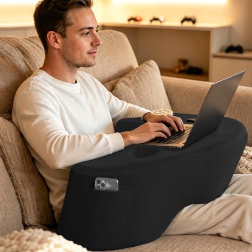 PITCTCHIC Reading Pillow for Bed, Memory Foam Lap Desk Pillow for Adults by PITCTCHIC - Used condition - US$48.94