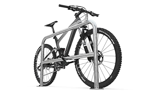 Fahrradbügel König Anlehnbügel 9211 mit Knierohr für 2 Fahrräder