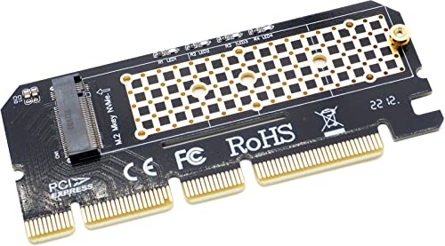 �I�[�f�B�I�t�@�� m.2��PCI-E �ϊ��J�[�h M.2(mKey��p)��PCIEXPRESS PCIe3.0 X4 ���@ 10×4×0.5cm SSD�Œ�p�l�W�ʔ��� 2280 2260 2242 2230�Ή�
