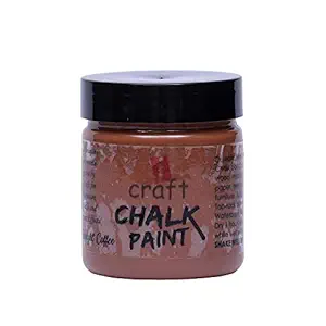 iCraft  Midnight Coffee Home Decor Chalk Paint 100ml Non Toxic, Eco Friendly Paint Gives Chalky and Matte Finish.