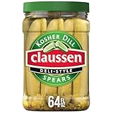 Claussen Kosher Dill Deli-Style Pickle Spears (64 fl oz Container)