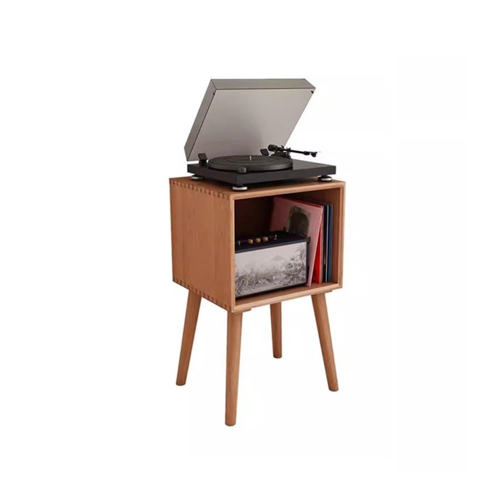 RYUQW3RE Cd Storage Rack Vinyl Record Cabinet Wooden Storage Rack Bookcase Magazine Shelving