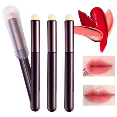 Lip Brush Lip Smudge Brush With Cap Lip Makeup Brush Multi-purpose Makeup Blending Brush for Home and Travel Cover
