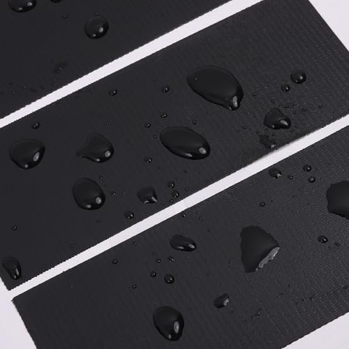 Image of 3-Pack Duct Tape Heavy Duty, 9 Mil Thickness, 2 Inch x 30 Yards, Waterproof Strong Adhesive, Flexible,No Residue, Tear by Hand, Multi-Use for Repairs, DIY, Industrial & Home (Black)