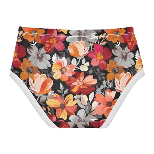 Joisal Colorful Girls Underwear Toddlers 2t Cotton Girl Panties Cute Red Grey Floral Briefs Underpants2