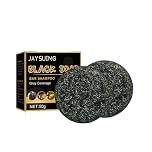Huipalon Grey Hair Shampoo & Anti-Grey Bar for Men & Women, 50g × 2 Dark Shampoo Bar