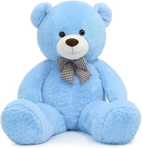 Image of 4 Feet SkyBlue Teddy Bear - Ultra-Soft Fluffy Stuffed Toy 48 Inches (4 Feet, SkyBlue)