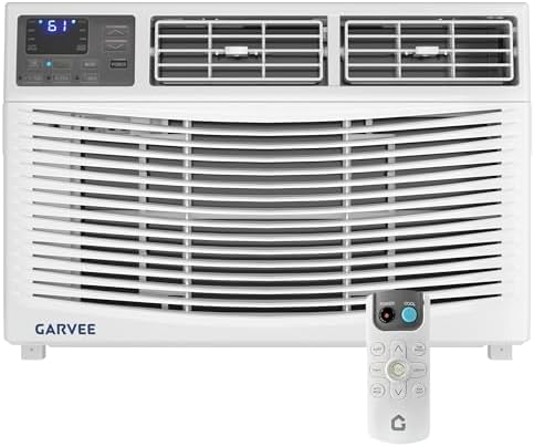 GarveeHome 8,000 BTU Window Air Conditioner with LED Digital Display