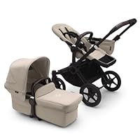 Bugaboo Donkey 5 Mono Kinderwagen, umbaubar zum Doppel- oder Zwillingskinderwagen, verbessertes Design, wendbarer Sitz, Ein-Hand-Lenkung und extra viel Stauraum, Desert Taupe