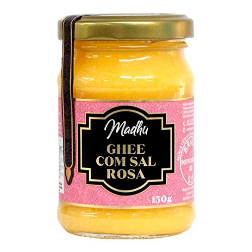 Manteiga Ghee Clarificada Sal Do Himalaia 150Ml Madhu Bakery