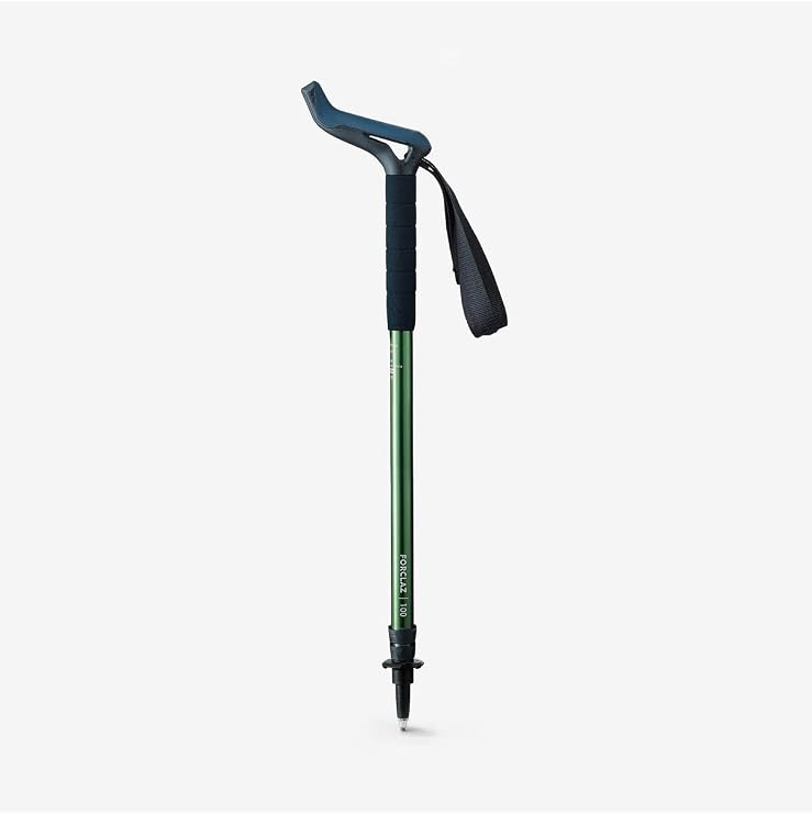 Decathlon Doğada Yürüyüş Batonu - Yeşil Forclaz 3 Teleskopik Parça Push Pin 90/95/100/105/110 cm Meridyendukk Tek Ebat