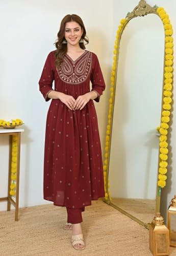 Image of KLOSIA Women Kurta Set|Silk|Regular Fit