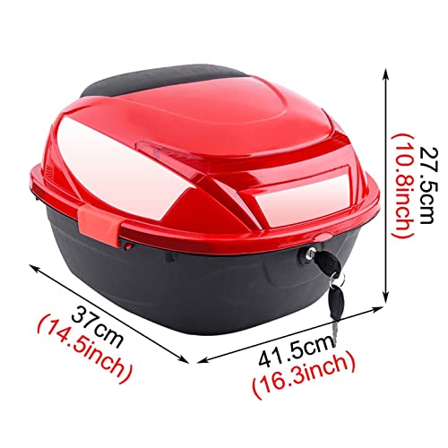 Baúl universal para moto de alta resistencia para equipaje de turismo 7
