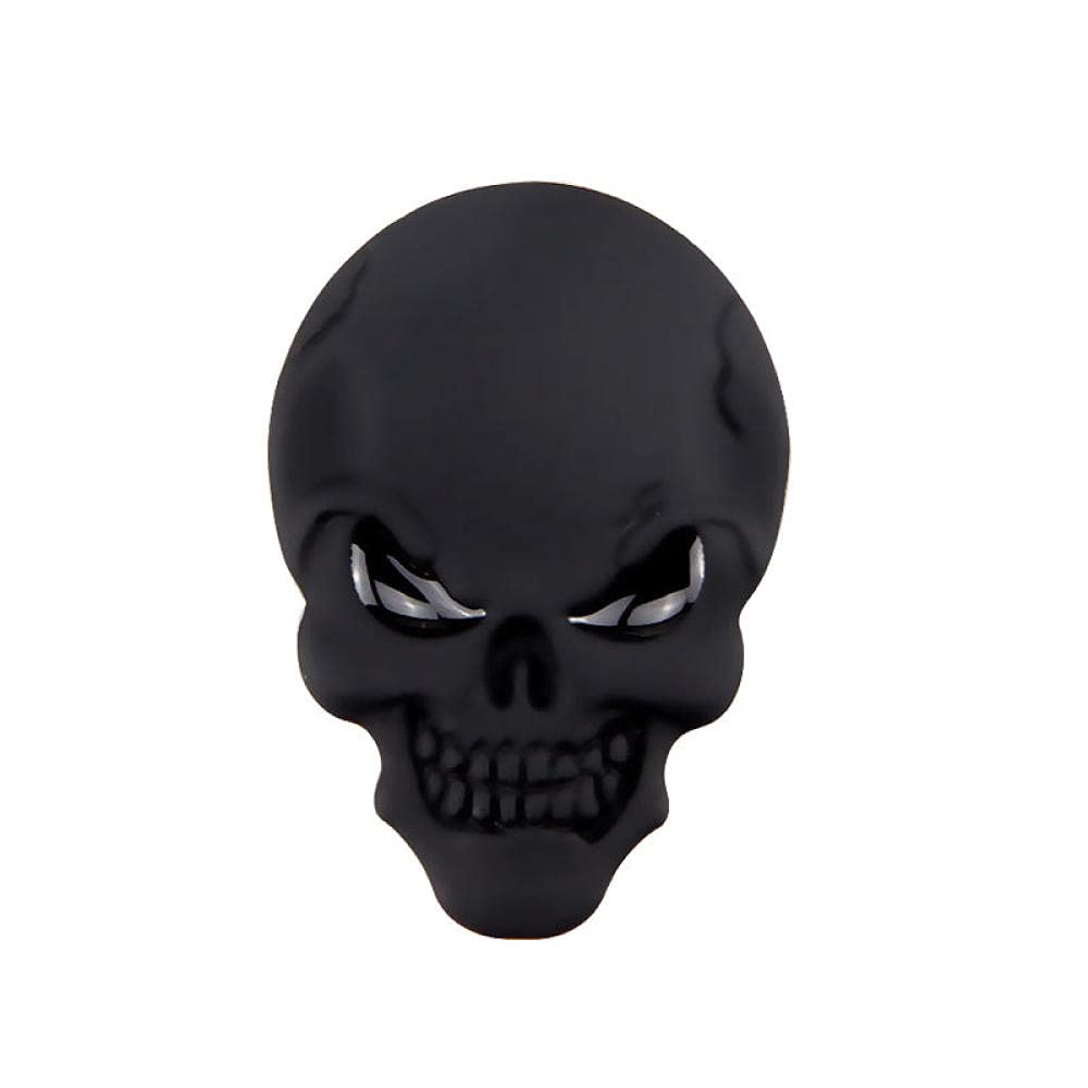Car Emblem Badge Logo Car Emblems Decorations Car Decals Osobowość Samochodowa Dekoracyjne Naklejki Motyki Zmodyfikowany Metal Car Body Naklejki Tail Marker Demon Wklej 3D Stereo-Czarny