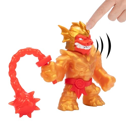 Miniatura 5 de Heroes Of Goo Jit Zu Stretch Strikers Deluxe Hero Pack Blazagon, Figura De Acción Elástica Con Más De 20 Impresionantes Sonidos De Batalla, Armadura Elástica Y Arma Elástica, 2 Para Coleccionar
