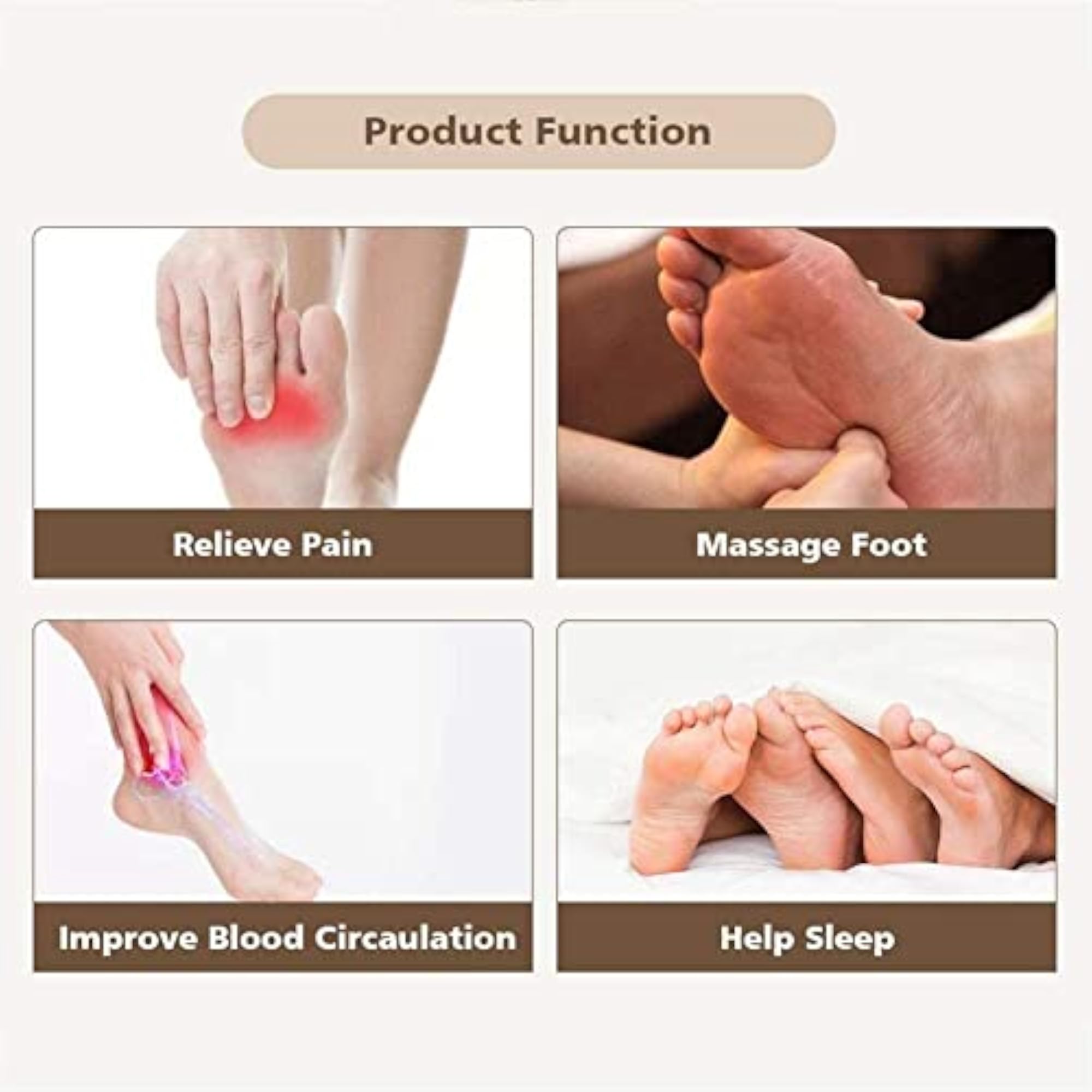 Acupressure Stone Slippers for Relaxation and Wellness