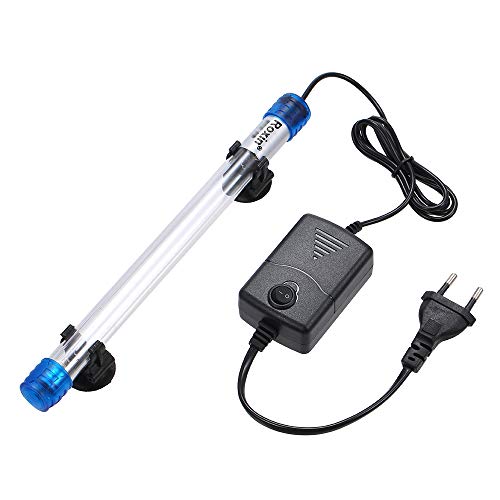 Andoer AC110-220V 7W Esterilizador UV Lâmpada Germicida Filtro Ultravioleta Tubo de Luz IP68 Resistê