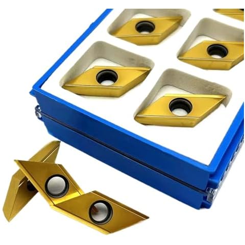 Indexable Lathe Carbide Insert 10PCS XCET170404 KT8060 Hard Alloy External Turning Tool Metal Turning Tool Chamfering Blade Cover