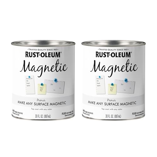 Rust-Oleum 247596 Magnetic Primer, 30 oz, Black, 2 Pack