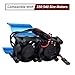 CrazyHobby RC Car Motor Heat Sink Cooling Twin Fan with Thermal Sensor Heatsink for 550 540 Size Motors fit HSP HPI Wltoys Himoto Tamiya Redcat Racing (Blue)