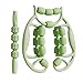 Vaveren 2X Muscle Relaxer Manual Foam Massage Roller Leg Massage Tools for Arms Calf Gym, Green