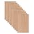 10 Packs of Red Oak | 5mm 1/4th inch, MDF Core, 12”x19” Premium Grade A1, Single Sided, Glowforge Ready, Unfinished | 7 Species: Walnut, Cherry, Maple, White Oak, Cedar, African Mahogany, Red Oak