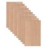 10 Sheets of 12x19 Red Oak | 5mm 1/4th inch, MDF Core, 12”x19” Premium Grade A1, Single Sided, Glowf