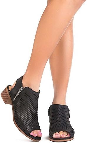 J. Adams Tracy Booties for Women - Peep 