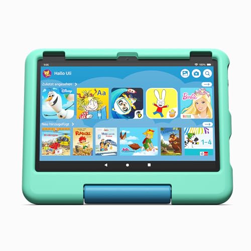 Kindgerechte Hülle von Amazon für das Fire HD 10-Tablet, grün | Für Kinder von 3–7 Jahren | Nur kompatibel mit Tablets der 13. Generation (2023)