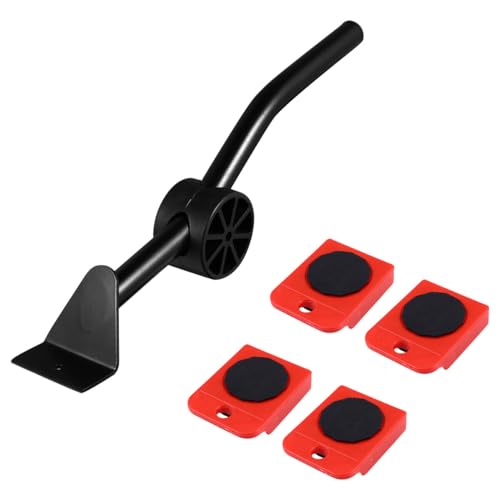 UTHCLO Portable Heavy Furniture Lifter Shifter with Rollers for Easy Heavy Object Moving Suitable for Sofas Refrigerators Pianos and Office Equipment Safe Furniture Transport Tool