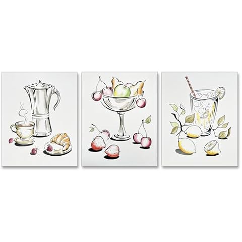 Verray Art Studio Hand-Drawn Kitchen Prints Cover