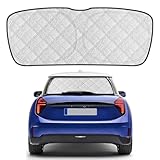 Car Sunshade Windscreen Compatible with Mini Cooper 2014-2026, Foldable Sun Screen Windscreen, Rear Windshield Sun Visor to Block 99% UVR Keeping Your Vehicle Cooler