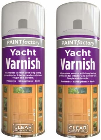 B&H All Purpose Clear Yacht Varnish Spray Exterior Interior Waterproof 400ml (2)