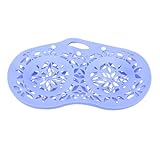 Naroote Borsa per il Lavaggio del Reggiseno in Silicone Borsa Protettiva per Biancheria Intima in Rete Leggera per Casa o Viaggio Viola