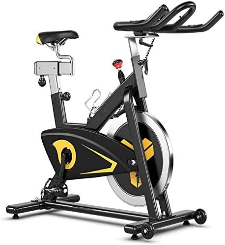 GYMAX Indoor Stationary Bike, 30LBS Flywheel Magnetic Cycling Bike with LCD Monitor, Comfortable Seat Cushion & Phone Holder, Exercise Bike for Home Cardio Workout Training