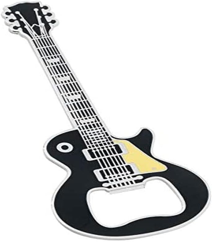 Guitar Bottle Opener Black