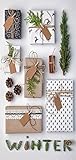 Banner - der perfekte Eycatcher für die Winterzeit, hochwertige Textilposter als Weihnachtsdeko die Ihr weihnachtliches Ambiente perfekt machen.