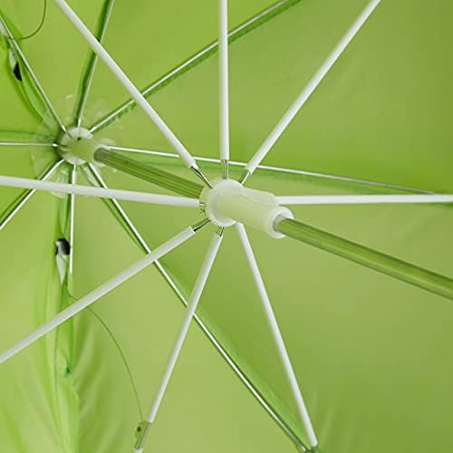 Relaxdays Parasol dziecięcy z żabą 3D, parasol dla dziewcząt i chłopców, mały parasol na kijku, zielony
