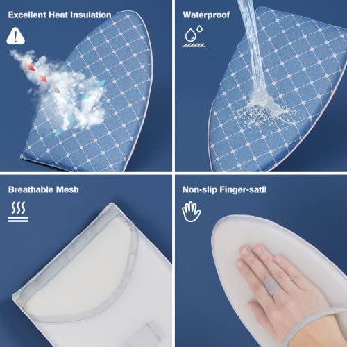 Garment Steamer Ironing Gloves Anti Steam Glove Heat Resistant Garment Steamer Mitt,Garment Steamer Accessories For Clothes,Gray #TOP3