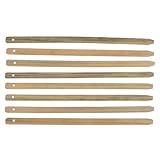 Artibetter 8 Asas de Abanico de Bambú Natural para Manualidades, Mango Liso y Pulido de 25x1x0,2 Cm, Palitos de Artesanía para Ventiladores de Mano Diy, Accesorios para Bricolaje Artístico