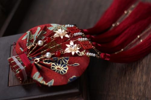 Bolsa Roja Chino Tradicional Hecha a Mano miniatura 3
