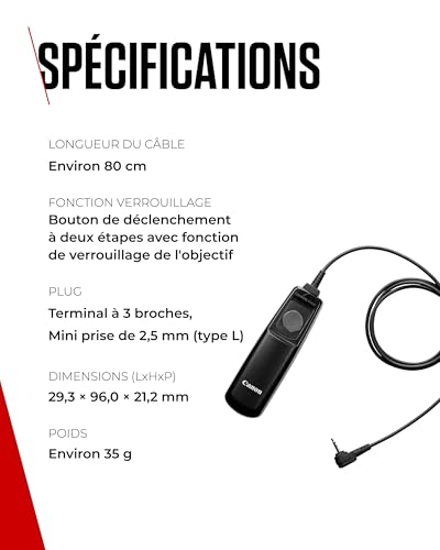 Télécommande Canon RS 80E3 - vue 7
