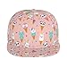 Fashion Baseball Cap Dad Cap for Girls Boys Youth, Cute Ice Cream Animals Cat Panda Llama Unicorns Pink Adjustable Strapback Breathable Moisture Wicking Golf Cap Outwear