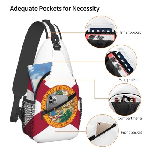 Bolso cruzado tipo bandolera unisex para viaje y senderismo miniatura 4
