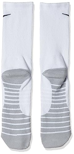Nike Dry Cushion Crew Training Sock (3 Pairs),White,Medium #TOP1